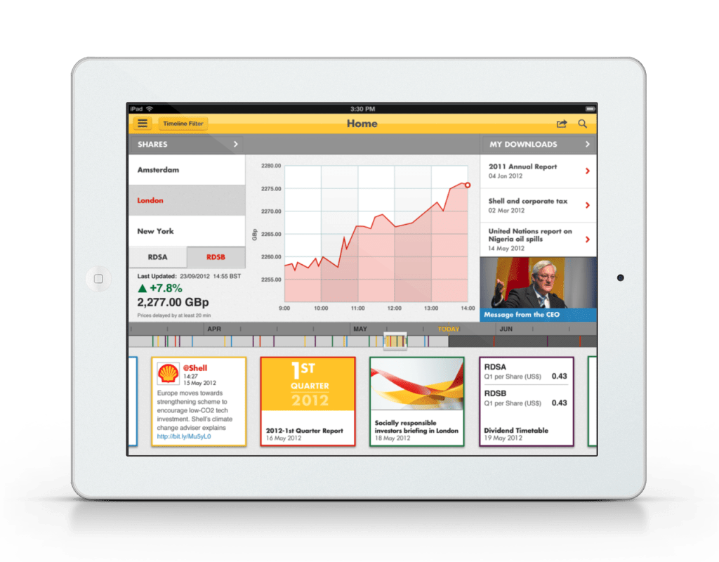 Shell Investor Relations & Media&nbsp;App
